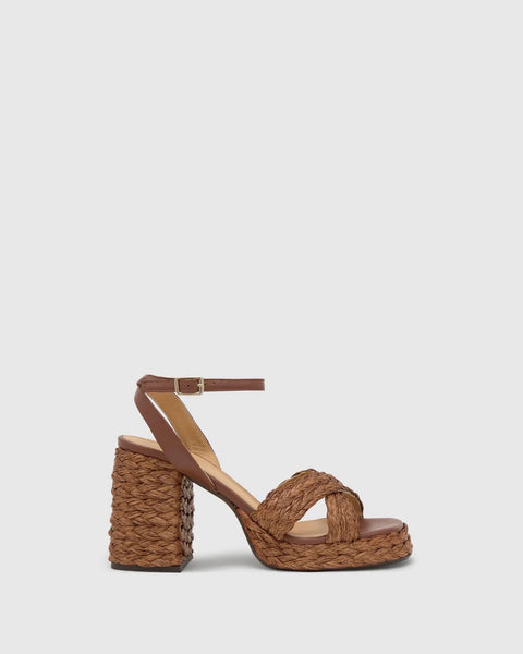 Castaner Valle Platform Heels -Brown Choc