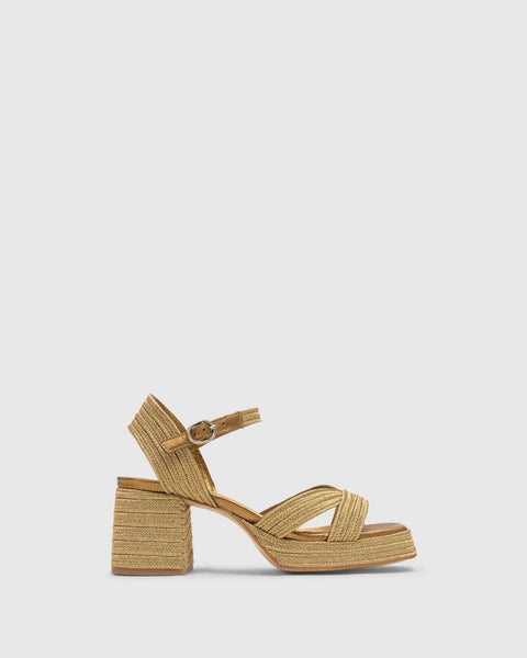 Castaner Vallita Platform Sandal - Old Gold