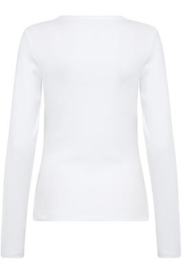 Saint Tropez Aster Long Sleeve Top - Bright White