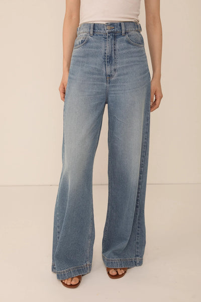 VI.VE.RE Lea Wide Leg Denim Jeans
