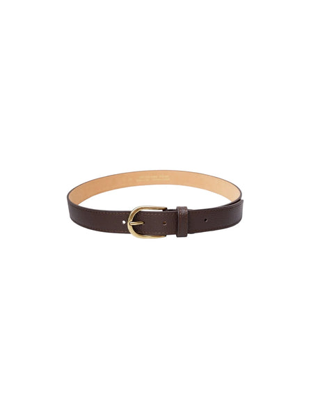 Black Colour BCIris Leather Belt - Mocca