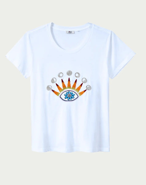 Me369 Sia Sunshine T-Shirt - White