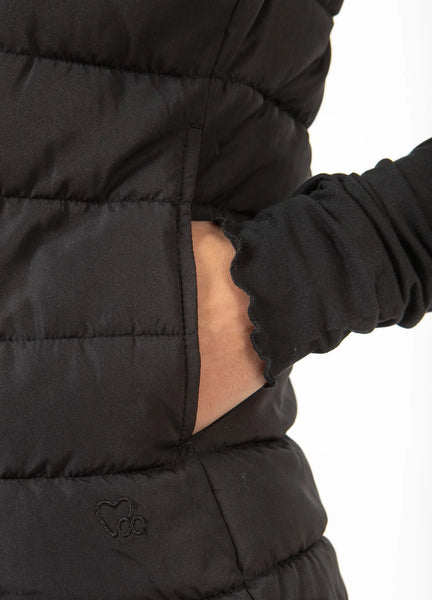 Coster Copenhagen CCHeart Asta Quilted Vest - Black