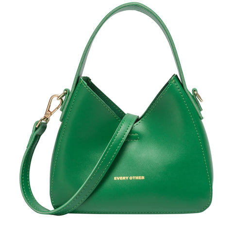 Every Other Small Short & Long Strap Slouch Bag - Green