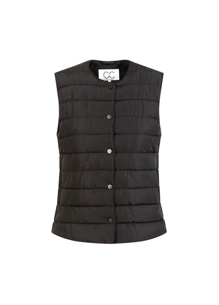 Coster Copenhagen CCHeart Asta Quilted Vest - Black