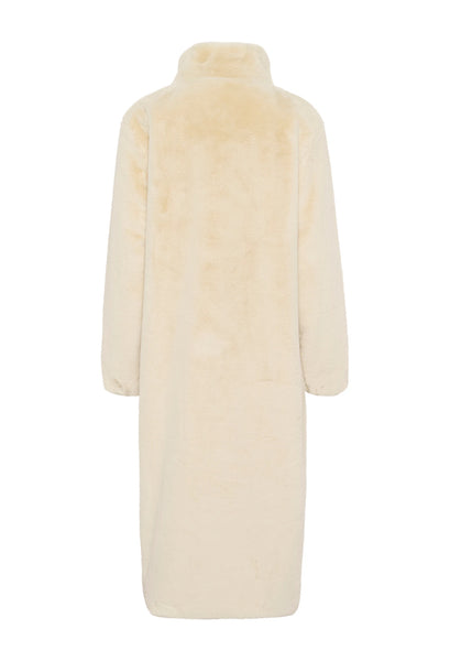 Saint Tropez LoesSZ Faux Fur Coat - Plaza Taupe