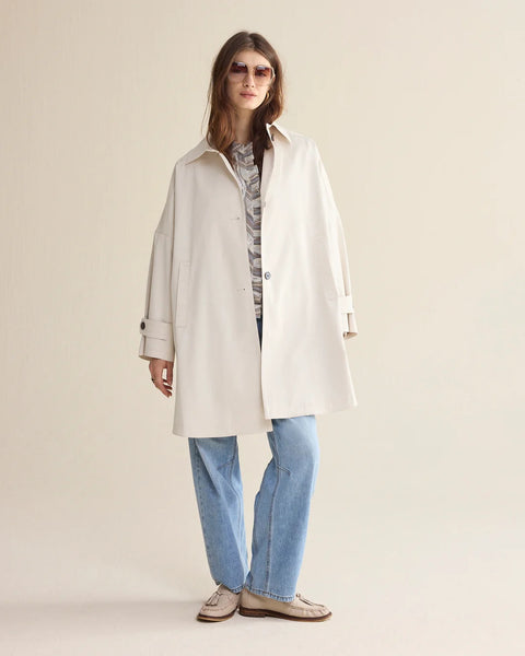Summum Woman Oversized Jacket - Creme