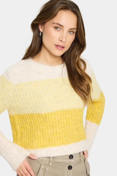 Saint Tropez MandySZ Pullover - Misted Yellow Melange