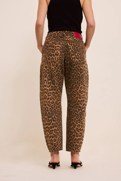 FIVE Paris Billie Ballon Jeans - Leopard Print