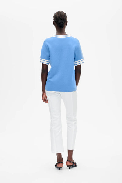 Baum Und Pferdgarten Dannie Jersey Baseball Top - Wedgwood Blue