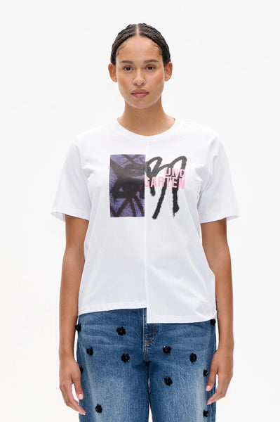 Baum Und Pferdgarten Jawos T-Shirt - Baum Graffiti / White