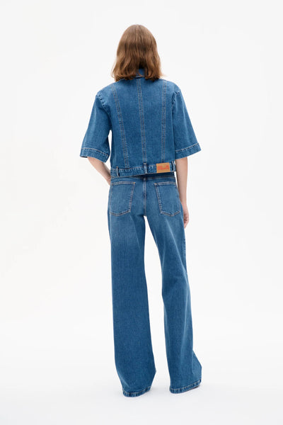 Baum Und Pferdgarten Denim Jacket - Worn Out Blue