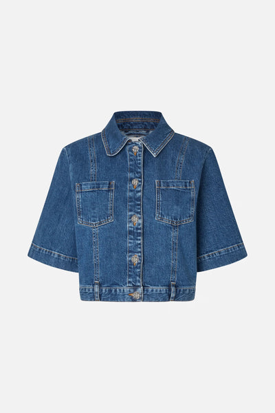 Baum Und Pferdgarten Denim Jacket - Worn Out Blue