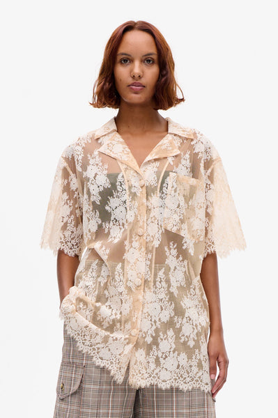 Baum Und Pferdgarten Mannica Lace Blouse - Frappe Beige