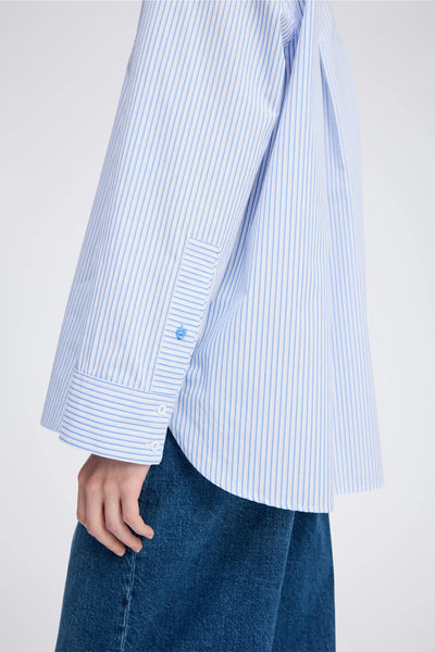 Munthe Pinstripe Callima Shirt - Blue