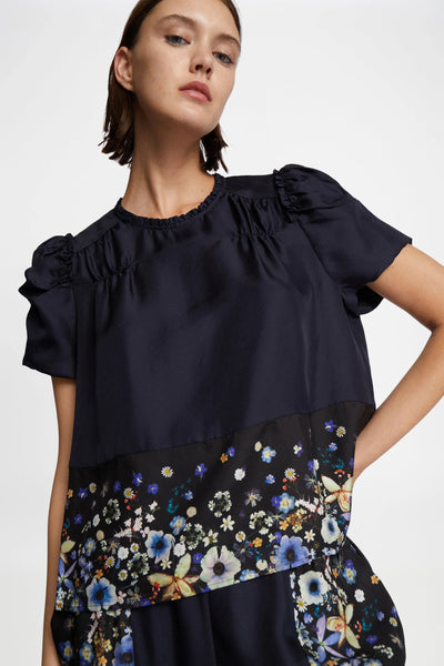 Munthe Fahsai Silk Top - Black