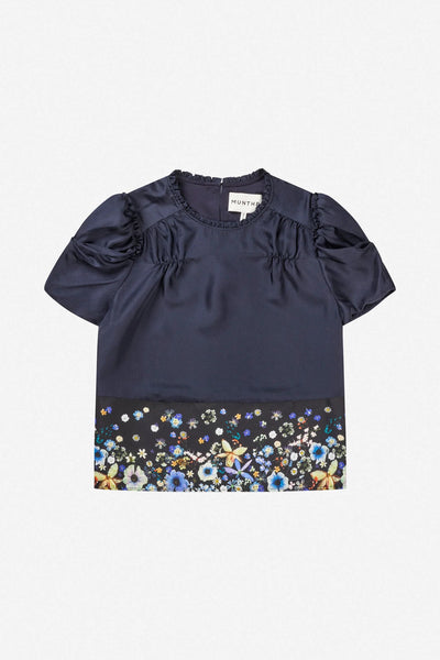 Munthe Fahsai Silk Top - Black