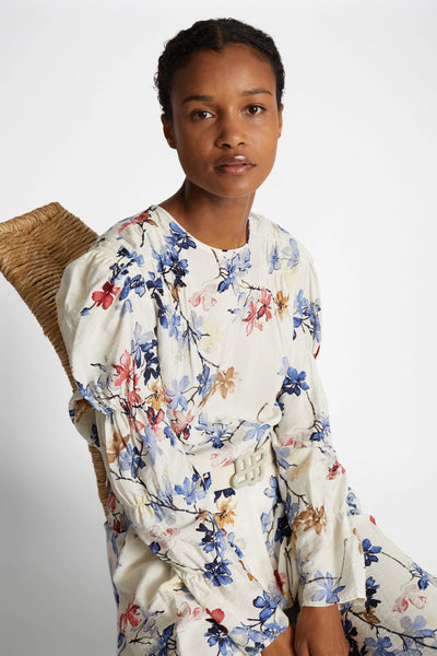 Munthe Frewin Print Long Sleeve Blouse - Ivory (kit)