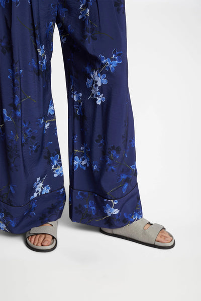Munthe Faicus Printed Trousers - Navy