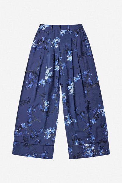Munthe Faicus Printed Trousers - Navy