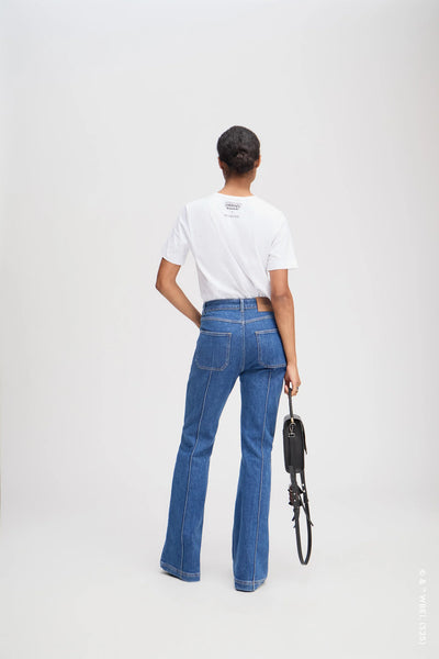 Munthe Lellanor Wide Leg Jeans - Indigo