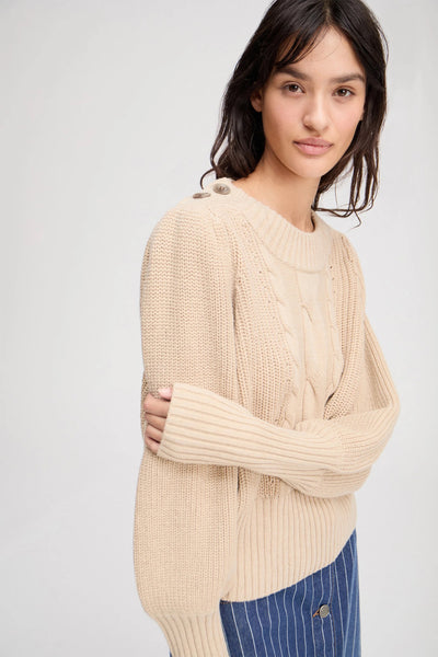 Munthe Lysta Knitted Sweater - Sand