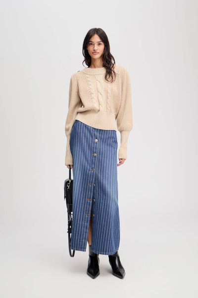 Munthe Lysta Knitted Sweater - Sand