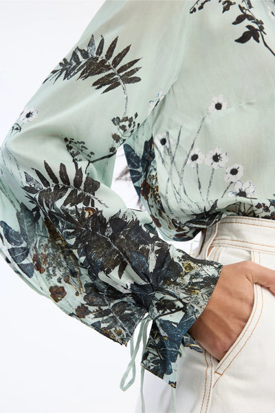 Munthe Basila Long Sleeve Blouse - Mint