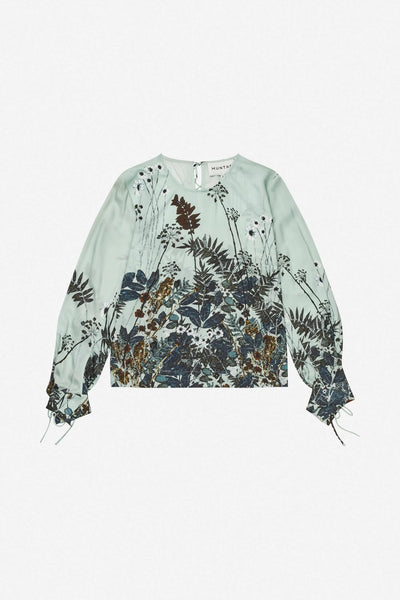 Munthe Basila Long Sleeve Blouse - Mint