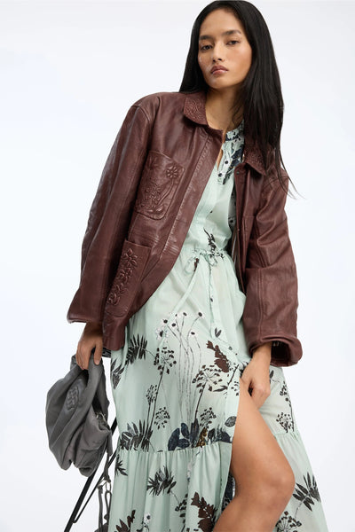 Munthe Bernadette Maxi Dress - Mint