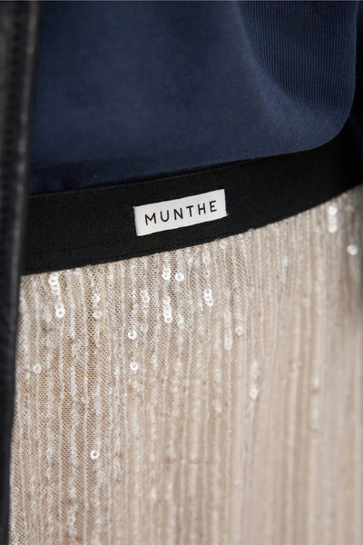 Munthe Vuzia Sequin Skirt - Camel