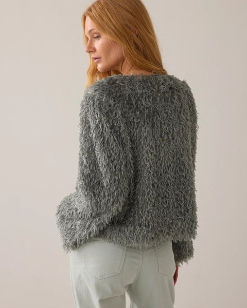 Summum Woman Party Fluff Top - Eucalyptus