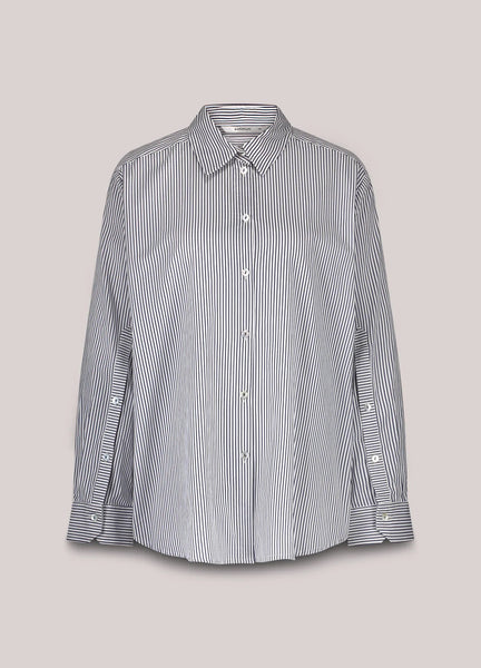 Summum Woman Stripe Shirt - Midnight Blue