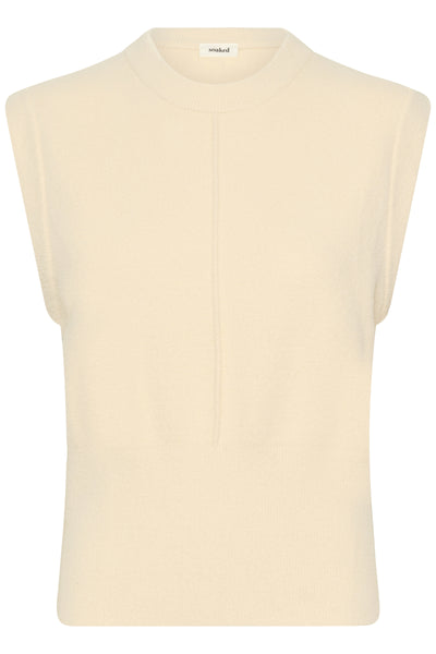 Soaked In Luxury SLNerea Knitted Vest - Turtledove