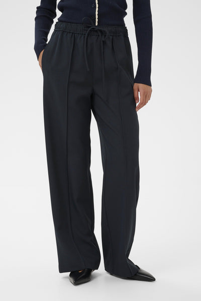 Soaked In Luxury SLLilu Eureka Trousers - Salute Navy