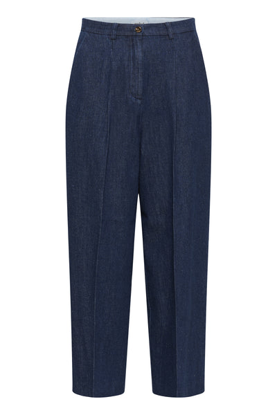 Soaked In Luxury SLChaman Malo Trousers - Dark Blue Denim