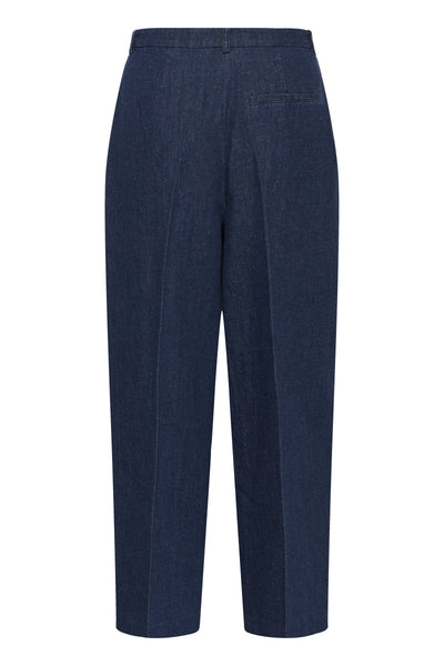 Soaked In Luxury SLChaman Malo Trousers - Dark Blue Denim