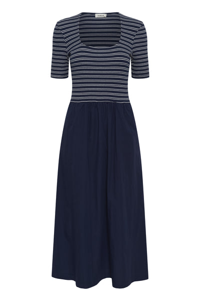 Soaked In Luxury SLSimone Striped Dress - Black