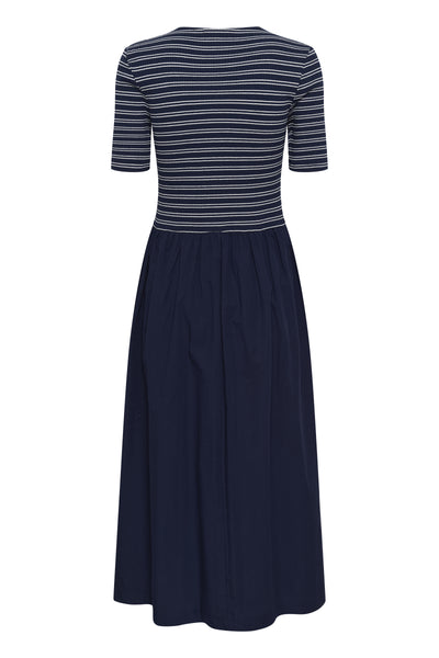 Soaked In Luxury SLSimone Striped Dress - Black