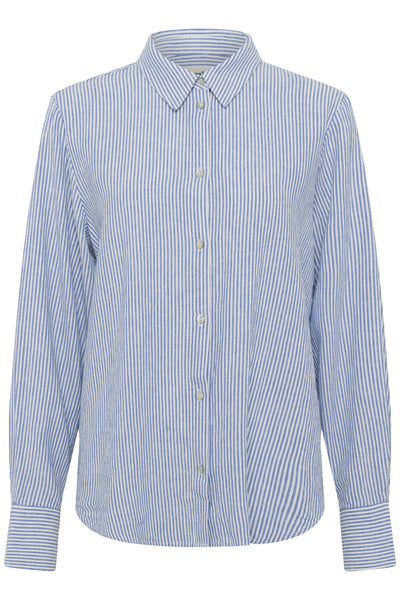 Soaked In Luxury SLAria Long Sleeve Stripe Shirt