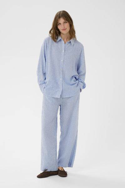 Soaked In Luxury SLAria Long Sleeve Stripe Shirt