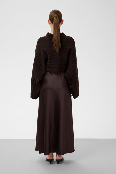 Soaked In Luxury SLIdalia Pullover - Ganache Brown
