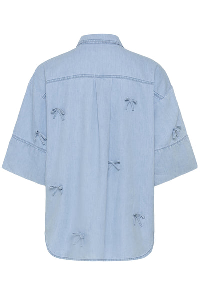 Soaked In Luxury SLAdelita Shirt - Light Blue Denim