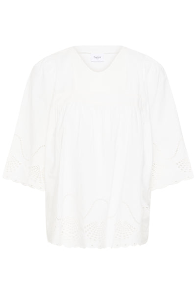 Saint Tropez RivashellSZ Blouse - Bright White