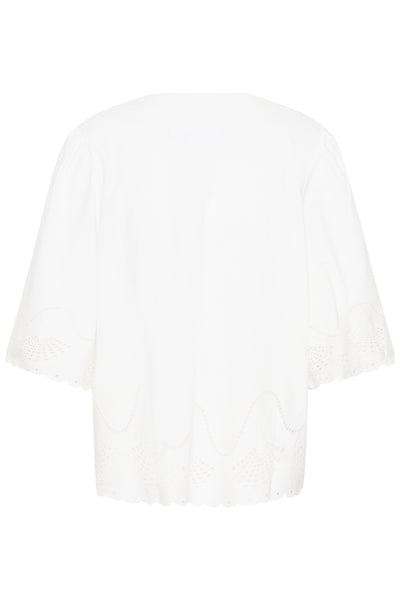 Saint Tropez RivashellSZ Blouse - Bright White