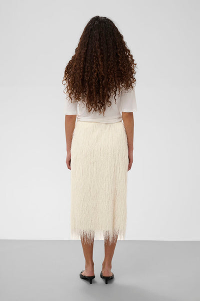 Soaked In Luxury SLDacre Skirt - Whisper White