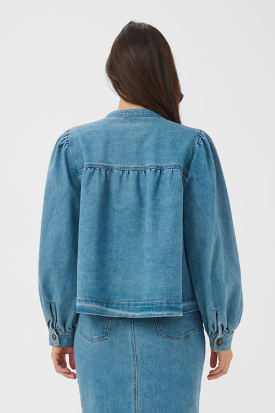 Saint Tropez TeraSZ Denim Jacket - Medium Blue