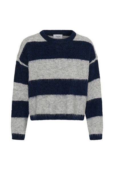 Saint Tropez TayzieSZ Pullover - Navy Melange