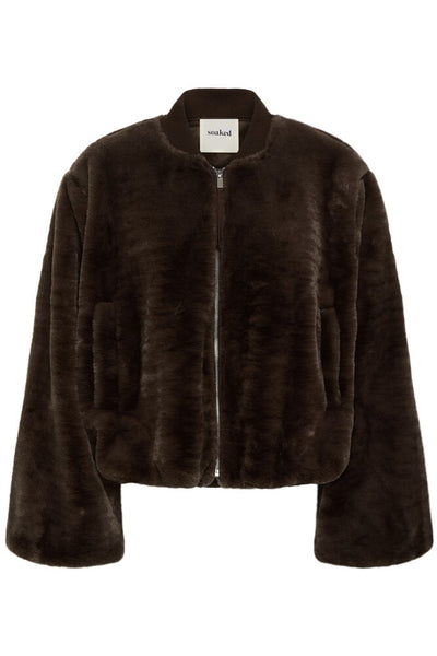 Soaked In Luxury SLEstacia Jacket - Chocolate