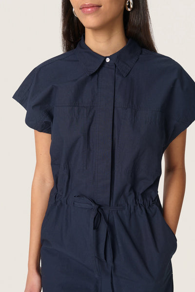 Soaked In Luxury SLOleane Jumpsuit - Navy